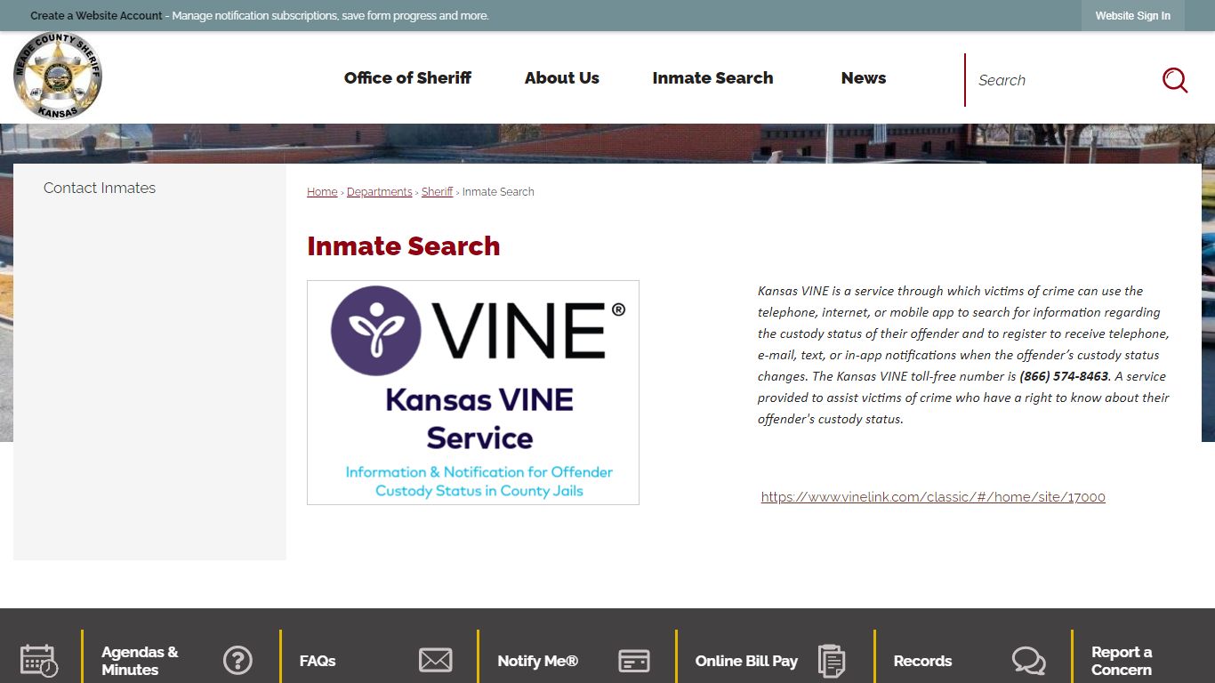 Inmate Search | Meade County, KS